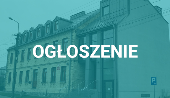 OGŁOSZENIE